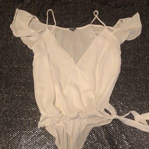 Charlotte Russe white body suit.